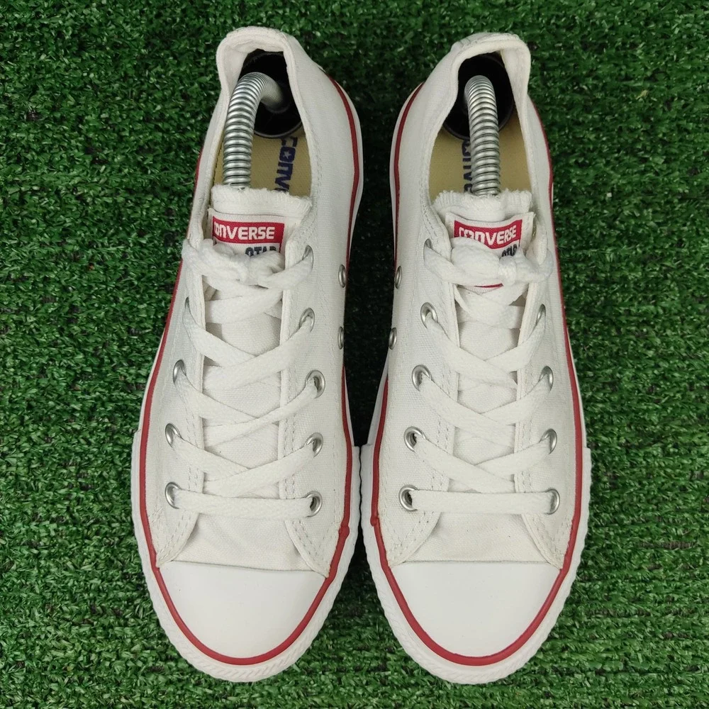 Converse Sneakers Youth 3 White Chuck Taylor All Star Low Top Canvas Shoes 3J256